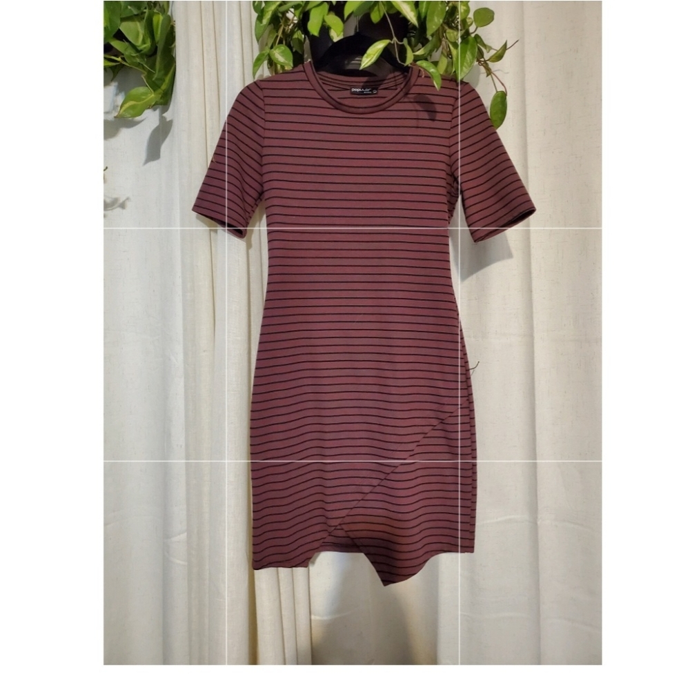 Mock Neck Body Con Dress